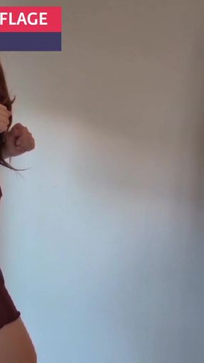 Iconic moment from &quot;The Postman Has a Huge Package! Italian Wife Cuckolds Her Husband Courier&quot;
