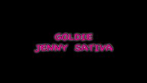 goldie glock and jenny sativa scissor with ass eating