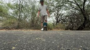 Skateboarding is a great way to meet friends.