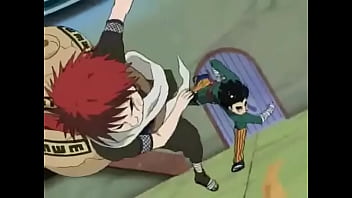 Rock lee X Gaara batendo ao som de linkinpark