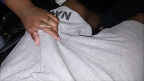 super deep and sloppy blowjob in the parking lot before bed