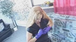 French MILF in Latex Got Fucked in Her Face