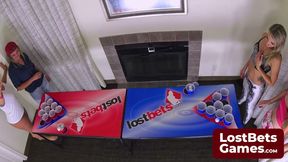 A Strip Beer Pong with Tyler, Tobi, Dylan, and Sassy