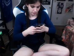 Small tits Asian shemale ass fucked on webcam