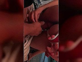 Sensual babe gets creampied on the 4th of July in front of everyone at a huge party