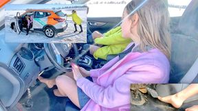 ANASTASIA LENA STUCK IN THE SNOW 4K (real video) FULL VIDEO 27 MIN