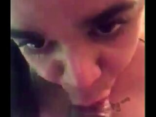 Transvestite sucks nicely and the young man releases all the milk in her mouth just during the blowjob