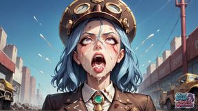 Goggle-hearted Gasm Steam Punk City Scream