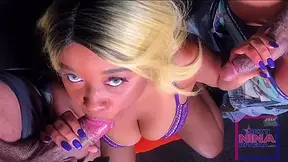 Sucking 2 Dicks At The Same Time Pt1 - Sexynina