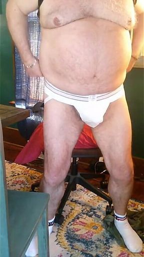 White Socks and Jock Jerk!