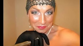 Mature CD Handjob Masturbation