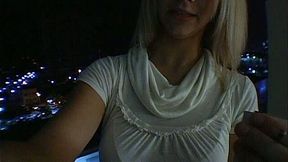 Cheesecake blond teen gives skillful blowjob to oversized dick in pov sex scene