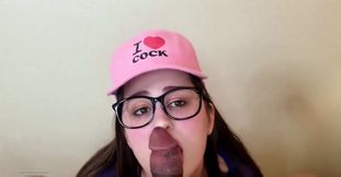 Karen's Black Cock Cum Shower Starring Luna Kat