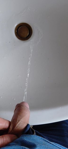 Pissing in the sink