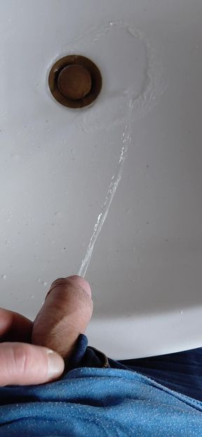 Pissing in the sink