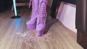 Smashed purple peep