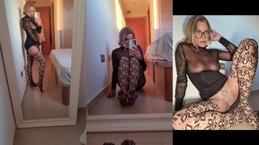 mon essayage robe transparente de chez  maison close  et collant  wolford  tu ...