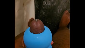 Young Black Adult - Jacking Off using pussy sex toy