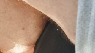 Modne lubne svarte fyrer anal slengte utendørs med rotete cumshots og handjobs