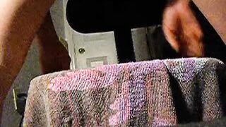 2007-09-17 Self smash rainbow towel quickie