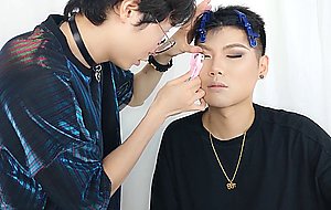 Guy transformed in a beautiful girl