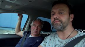 Sexy MILF with big ass gets fucked in the car and outdoor