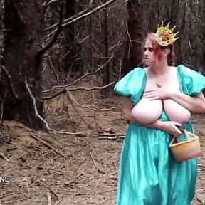 Anal Princess with massive tits sodomized by a fake lumberjack