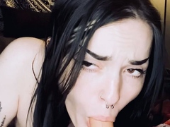 Lovely Amateur teen brunette masturbating outdoor