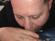 First time sucking my trans cock