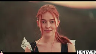 Fiery Redhead Jia Lissa's Intense Masturbation with Huge Dildo & Creampie