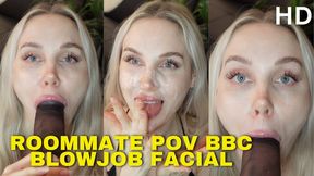 Roommate POV BBC Blowjob Facial HD