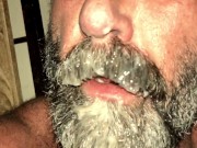 Cigar Daddy cum whore.