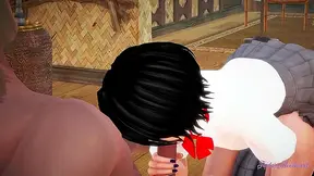 Rukia Yields to Burning Desire in Hot Bleach Fantasy Fling