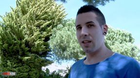 Kevin White fucks outdoors with Lily Francesca a young French student