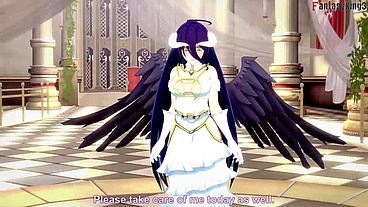 Albedo Fucking - RED - Overlord - Full & POV on Sheer & PTRN: Fantasyking3