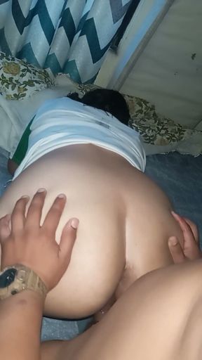 Domestic Fucked in Four by Her Employer