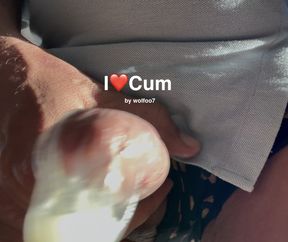 just jerk and cum in a Condom