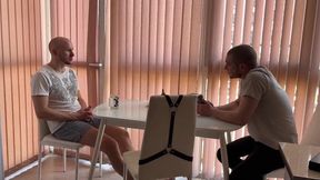 Friends share their wife and take turns fucking her in the anal