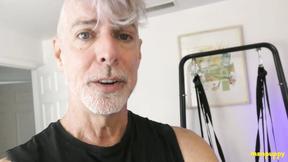 ”ManPuppy: Richard Lennox Jerks His Shaft While Being Toy Ravaged On Cam”