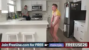 `Fuck the Pie, Fuck Me!`: milf Catches Her boyfriend in a Desperate Kitchen Act with a Dessert