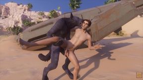 Super-Naughty Life / Werewolf Penetrates Fellow (Faggot Fur Covered)