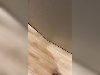 I showed my little penis to the pizza male