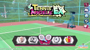 Old and Young Tennis Angels in 3D Animation