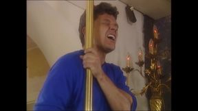 Blonde Horny Pole Dancer Suck a Big Dick of His Customer