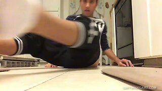 Amateur Twink Lucas Kitchen Jacking