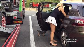 m exhibant sur differentes aires de repos en partant en vacances voici une ...