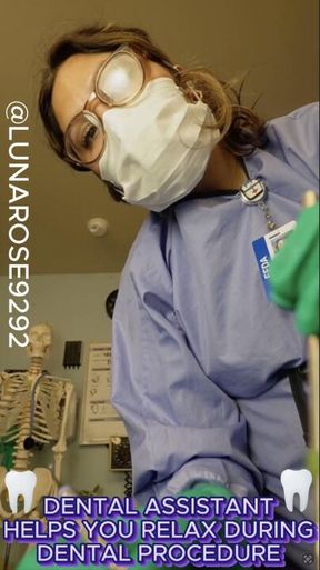 DENTAL ASSISTANT LUNA HELPS YOU RELAX DURING DENTAL PROCEDURE! POV🧤🍆💦🦷🪥
