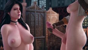 Ciri Giving Yennefer Her Seed (futa Shemale)