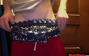 Gay Boy Sagging and Cum