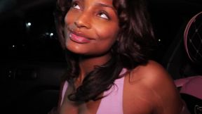 My stepsis' ebony BBF shows me her ideal blowjob skills